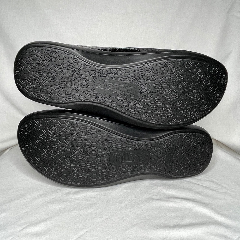 Alegria Duette Flourish Clog Slip On Black Patent Leather - Picture 8 of 10